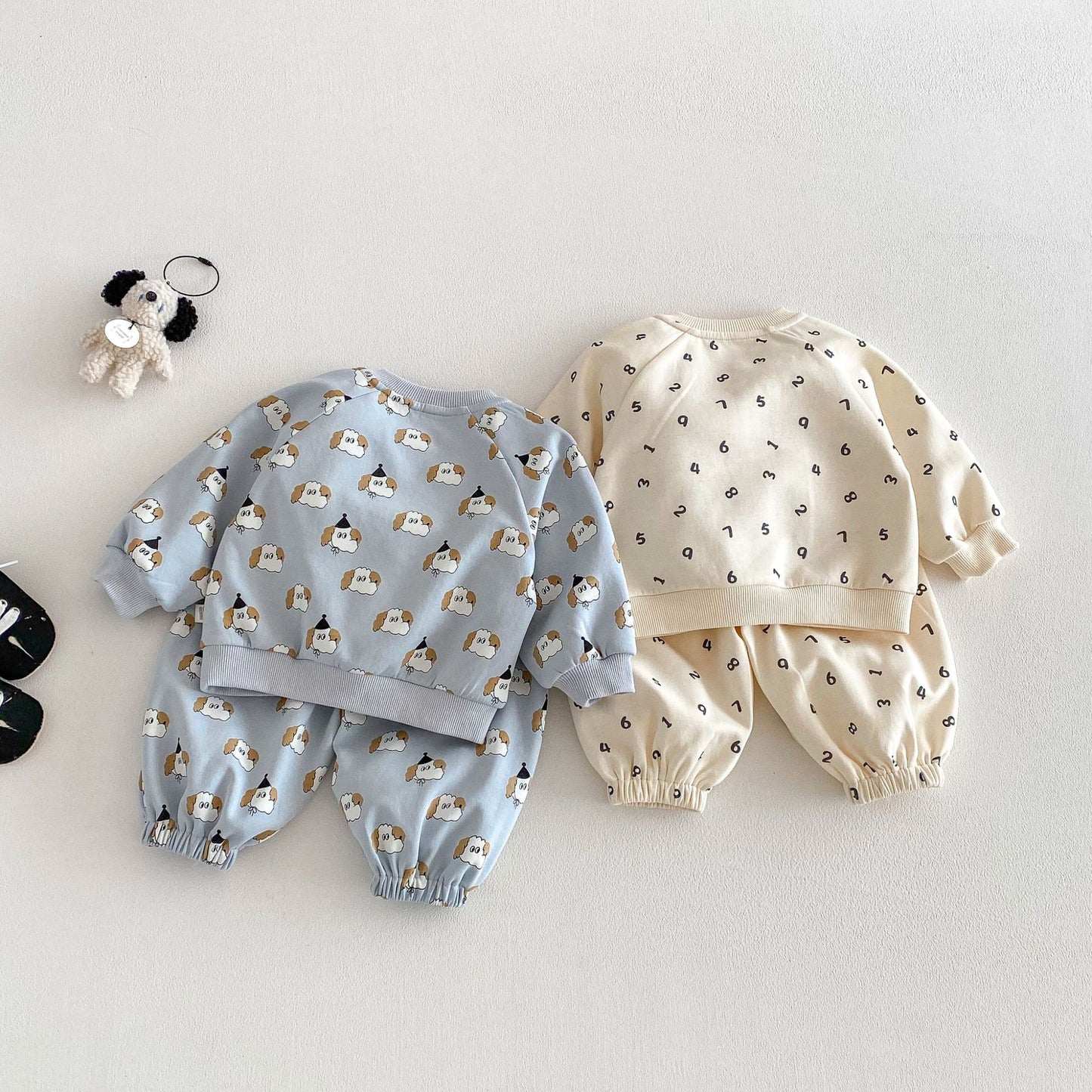 【BABY&KID】総柄プリントスウェットセットアップSK103506