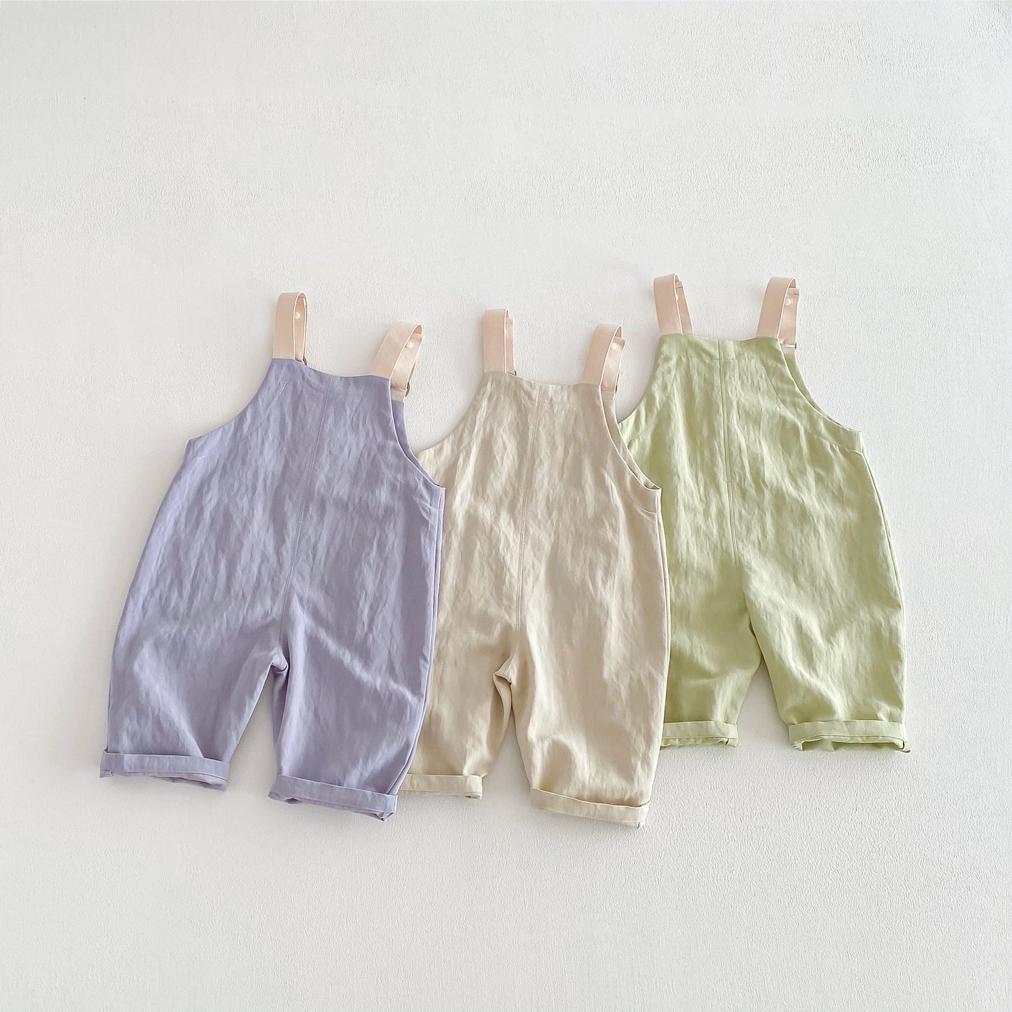 【BABY&KID】韓国風ワッペンサロペットパンツSK103502