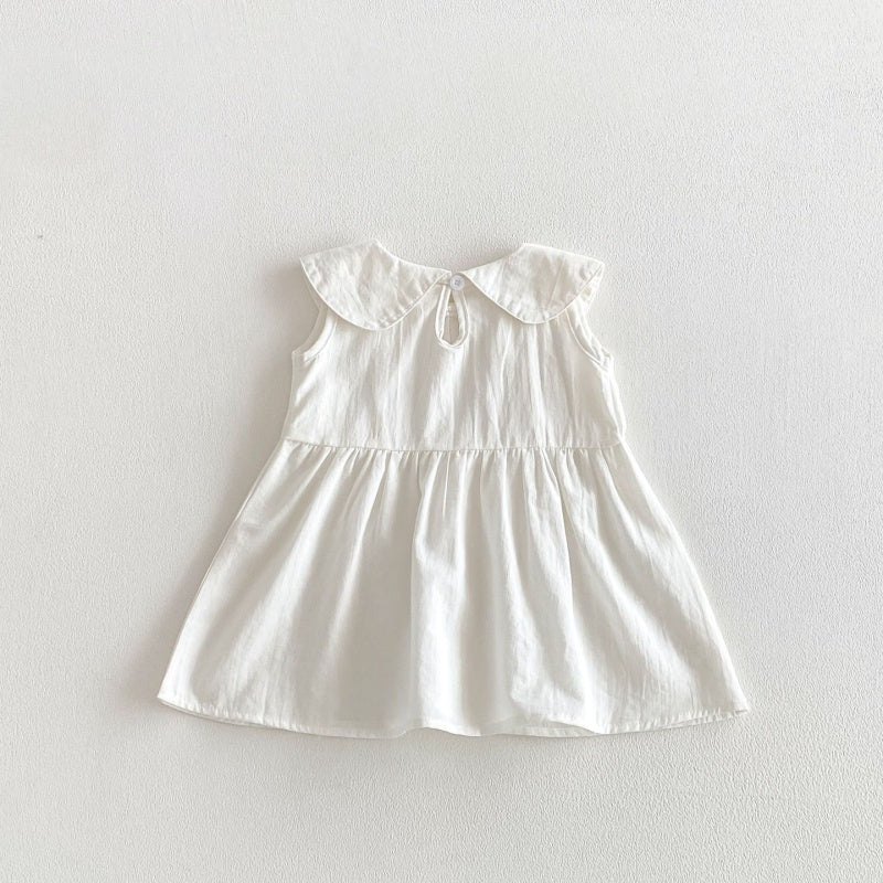 【BABY&KID】夏新作コットンノースリーブワンピースSK105020