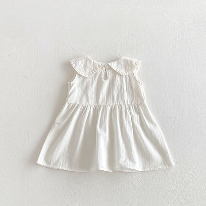 【BABY&KID】夏新作コットンノースリーブワンピースSK105020