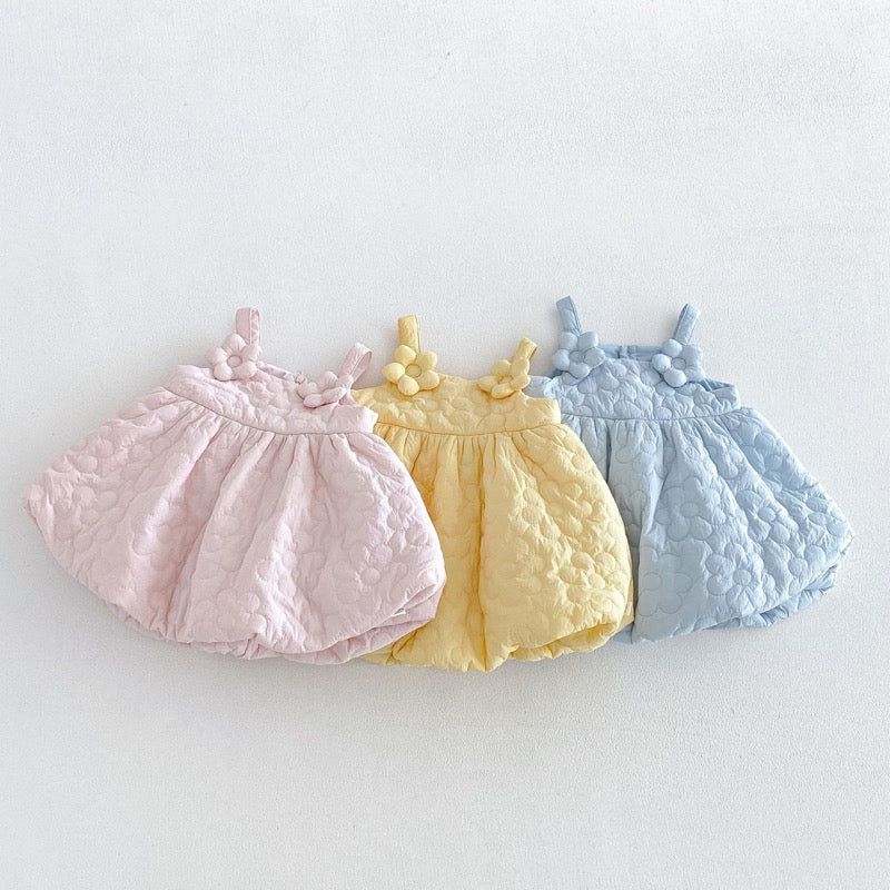 【BABY&KID】冬新作厚手フラワーワンピース、ハイネックニットSK107725