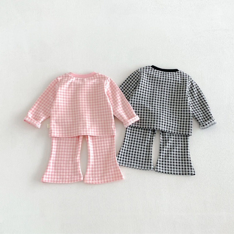 【BABY&KID】レトロチェックセットアップSK106615