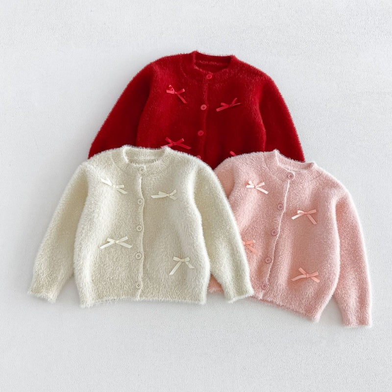 【BABY&KID】蝶結びニットカーディガンSK108106