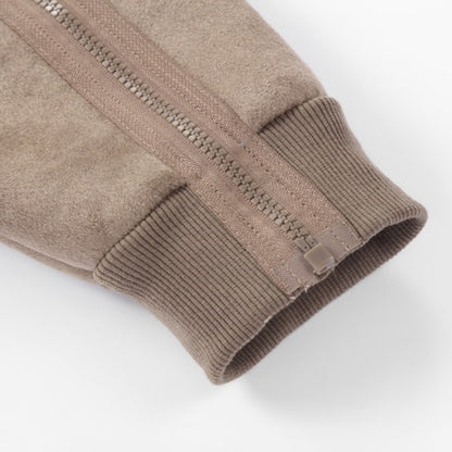 【BABY】冬新作北欧風ボア風ダブルジップカバーオールSK102628