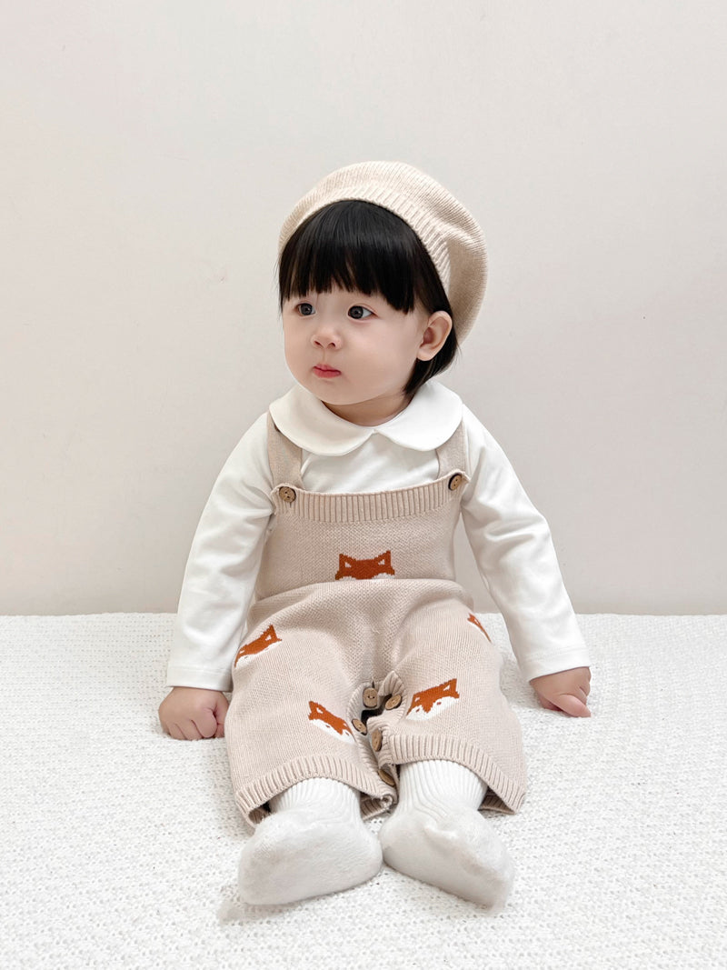【BABY】キツネニットロンパースSK100501