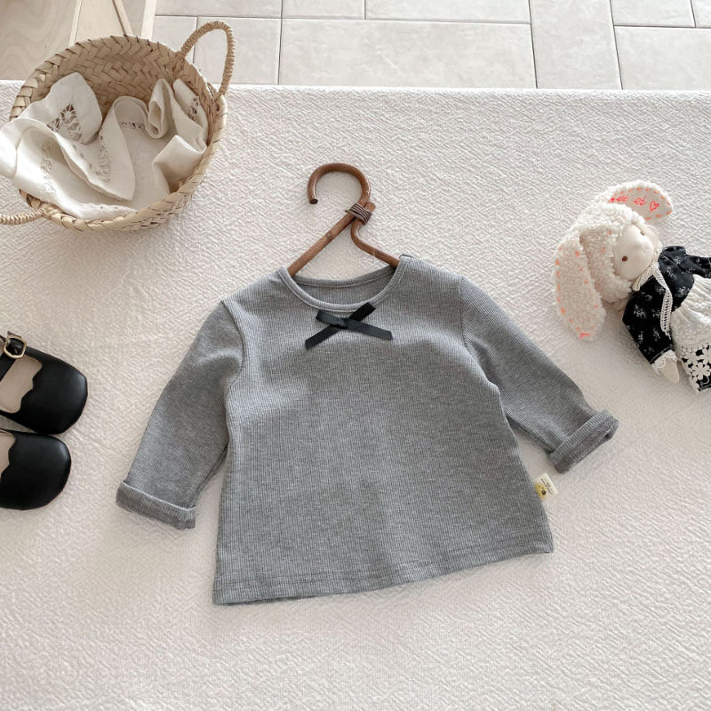 【BABY】蝶結び長袖TシャツSK092421