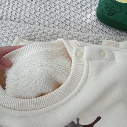 【BABY】クリスマス鹿カバーオールSK103201