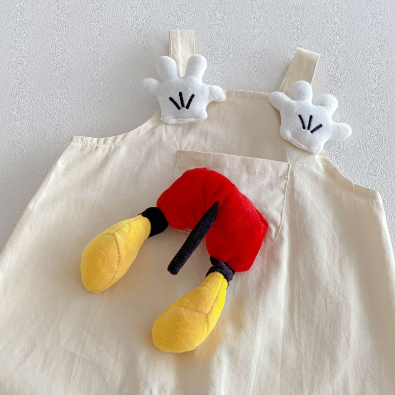 【BABY&KID】夏新作立体カートゥーンサロペットショートパンツ、総柄タンクトップSK105615