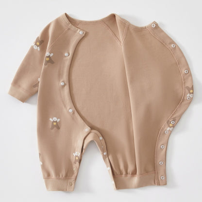 【BABY】北欧風アニマル柄綿カバーオールSK102620