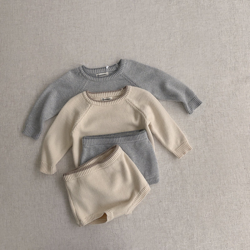 【BABY】韓国風ニットセットアップSK102207