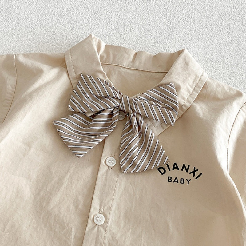 【BABY】夏新作学院風シャツセットアップSK104805