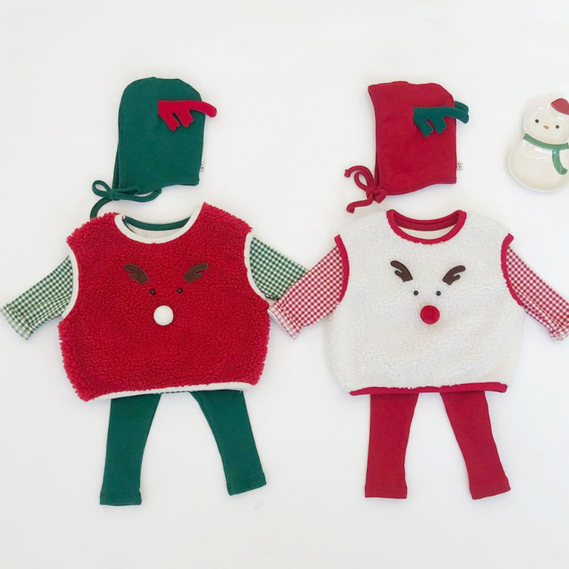 【BABY】クリスマスウェアセットアップSK102830