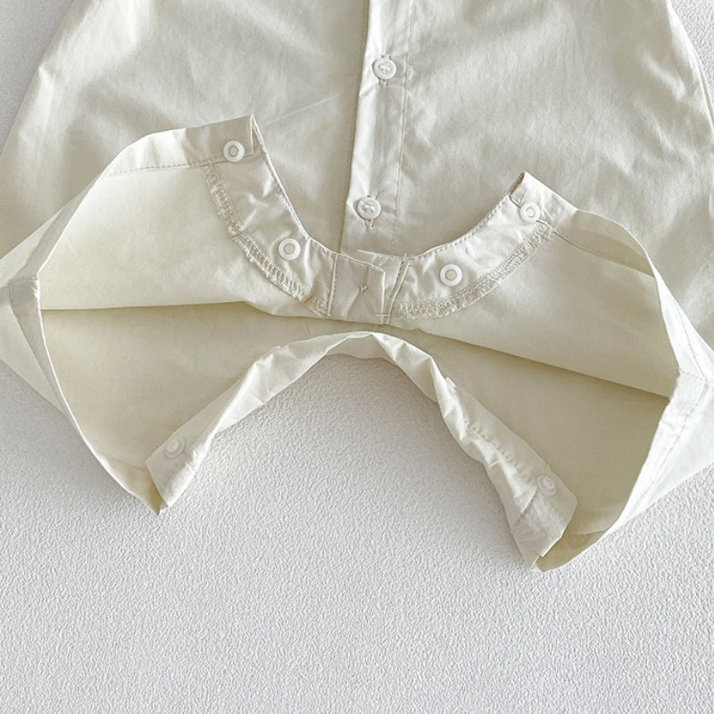 【BABY】夏新作シンプルコットン半袖カバーオールSK104821