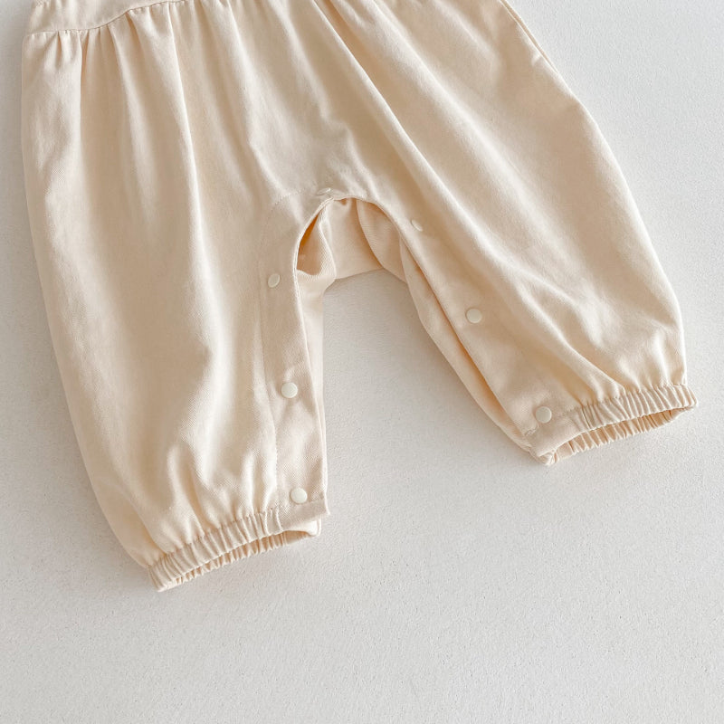 【BABY】花柄トップス、花刺繍サロペットパンツSK092318