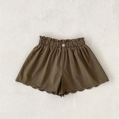 【BABY&KID】夏新作 小花柄トップス＆ショートパンツSK081607
