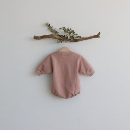 【BABY】洋ナシ刺繍ロンパースSK100723
