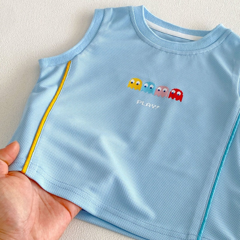 【BABY&KID】夏新作カートゥーンプリントセットアップSK105907