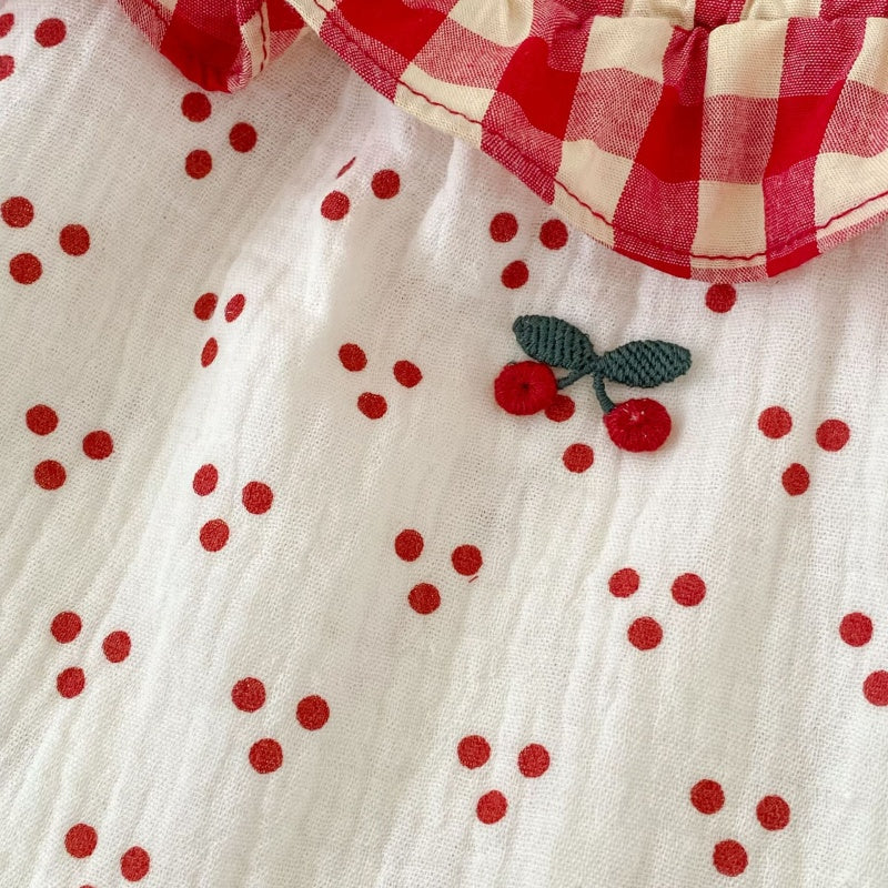 【BABY&KID】夏新作さくらんぼセットアップSK105409