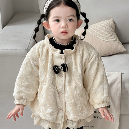 【BABY】冬新作ベロアキルティングレトロジャケットSK102726