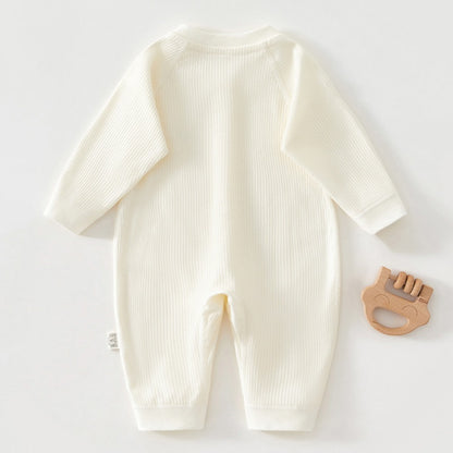 【BABY】北欧風いぬワッペンカバーオールSK102615