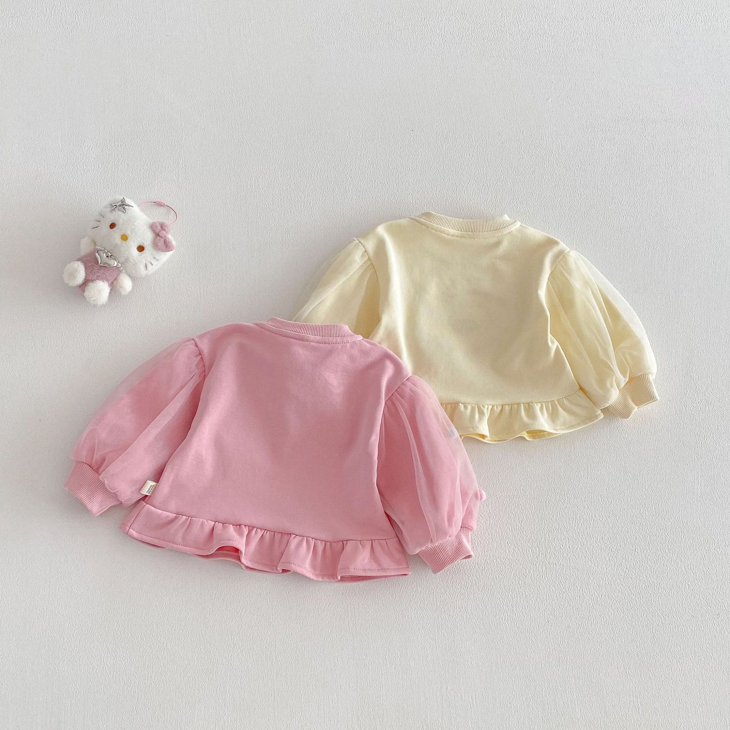 【BABY&KID】チュールポンポン小花柄スウェットSK103515