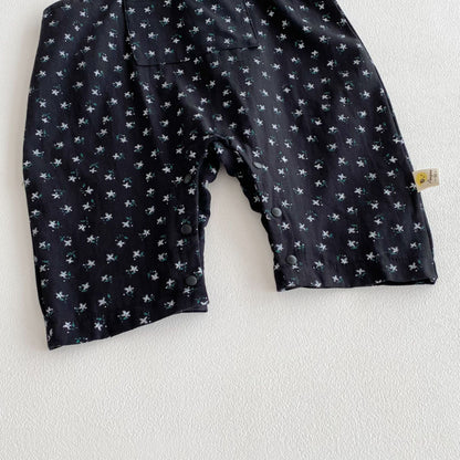 【BABY】花柄サロペット、トップスSK092530