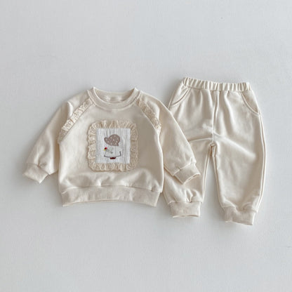 【BABY&KID】レースフリルセットアップSK092715