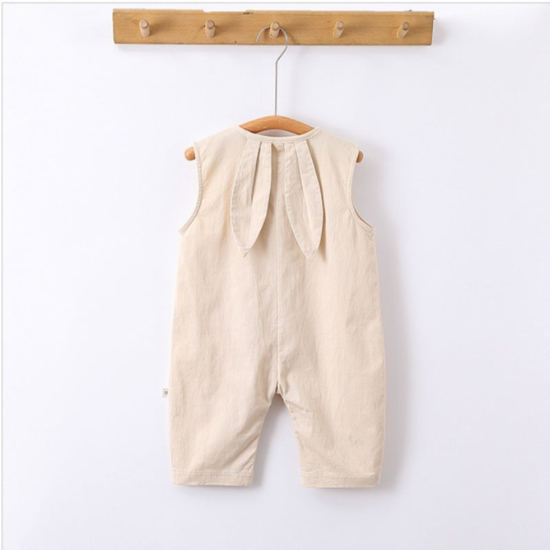 【BABY】北欧風ウサ耳サロペット、コットンTシャツSK101329