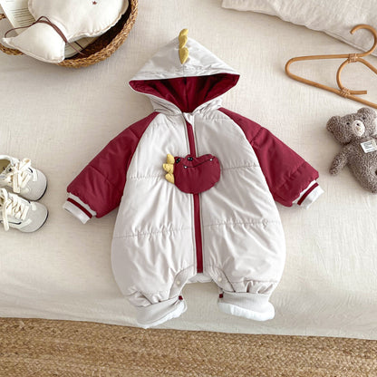 【BABY】韓国風切り替えカバーオールSK102931