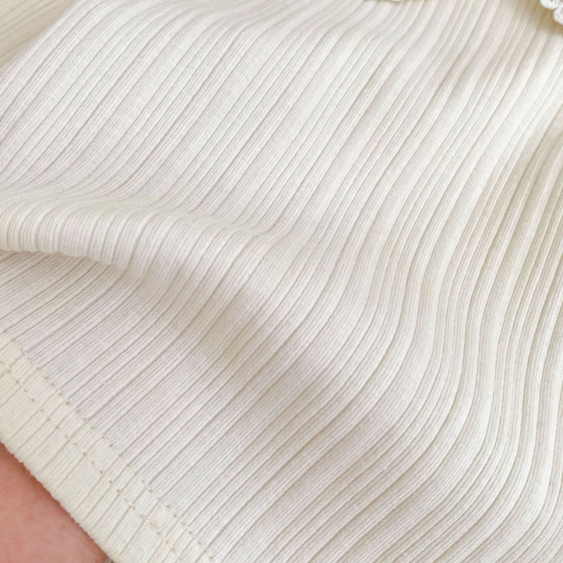 【BABY&KID】フリル裾ベスト&パンツ、レースドールカラーブラウスSK100844