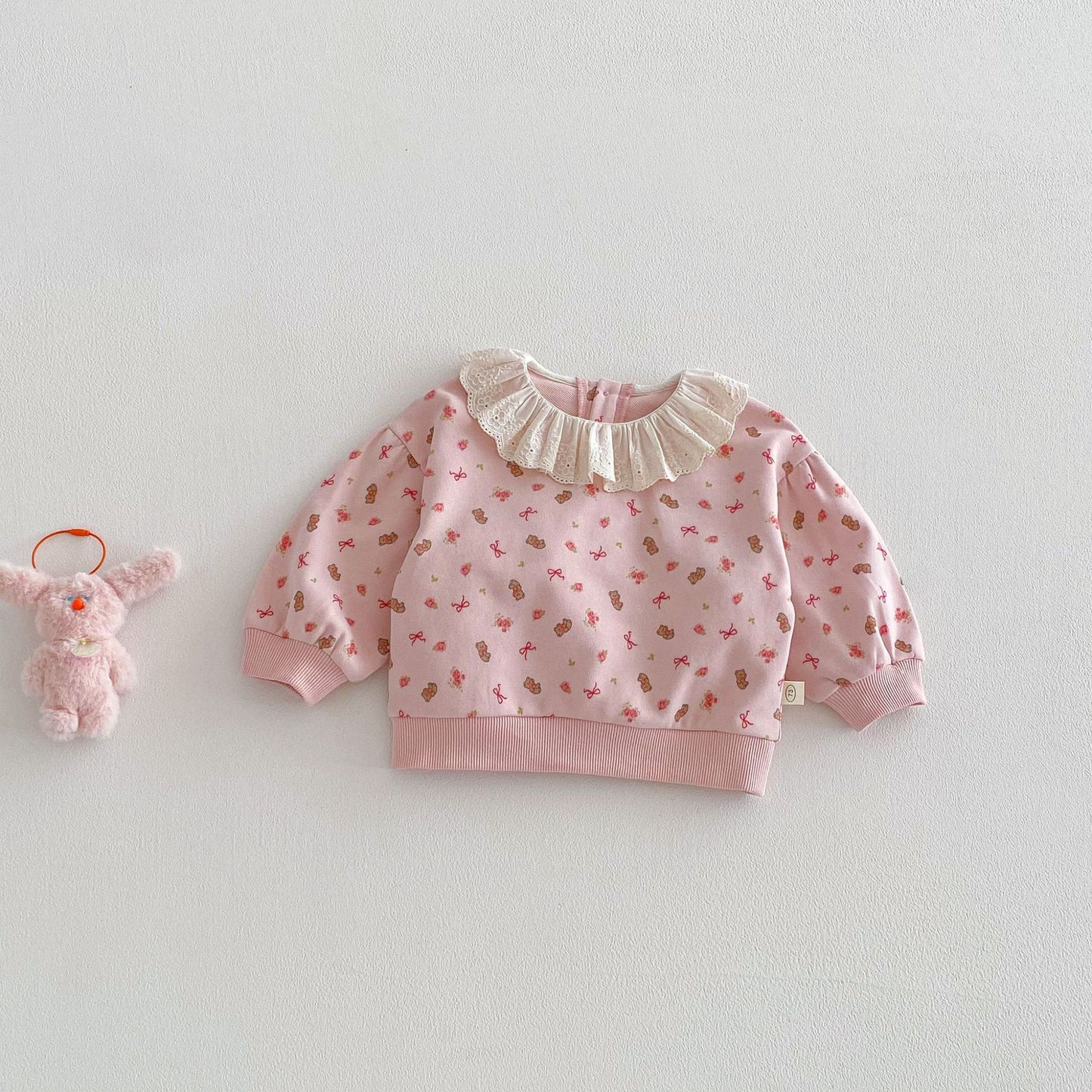 【BABY&KID】総柄ベアプリントプルオーバーSK103519