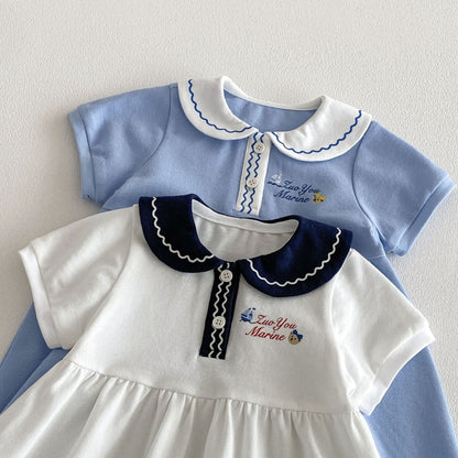 【BABY&KID】夏新作丸襟カートゥーンワンピースSK105524