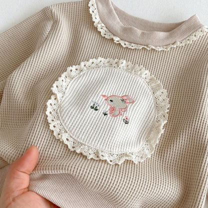 【BABY&KID】クルーネックうさぎセットアップSK092710