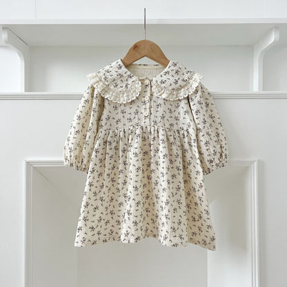 【BABY&KID】コットン小花柄ロンパース、ワンピースSK107919