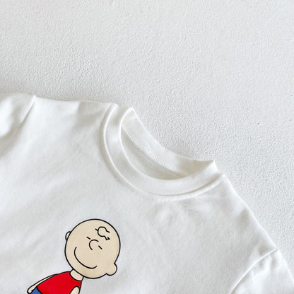 【BABY】デニムサロペロンパース＆クマ耳帽子&ＴシャツSK031801