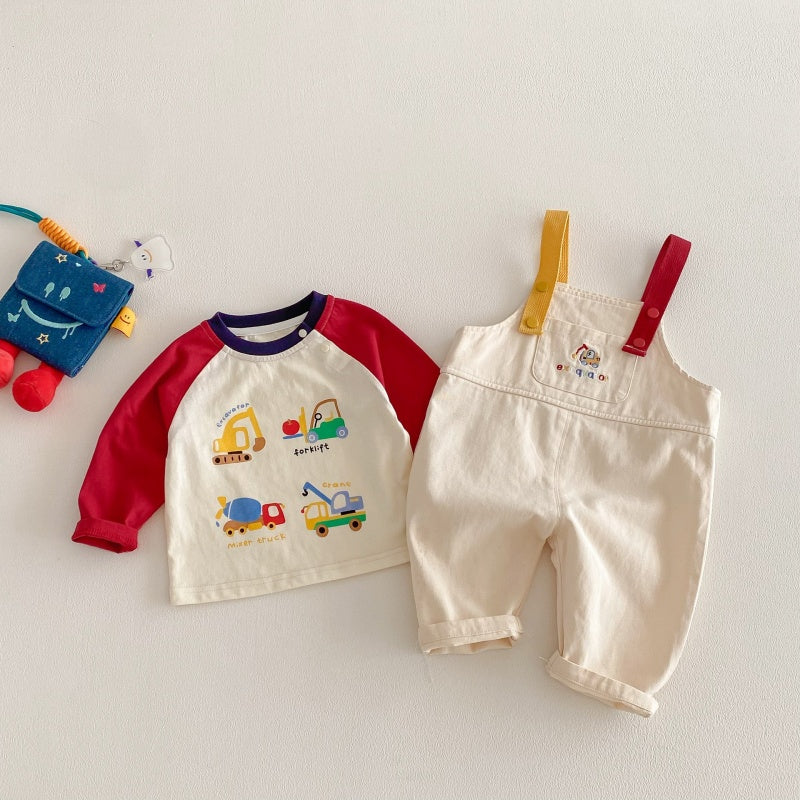 【BABY&KID】くるま柄ロンT、シャツ、サロペットSK104125