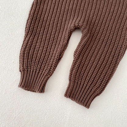 【BABY】厚手ニットサロペットカバーオールSK100728