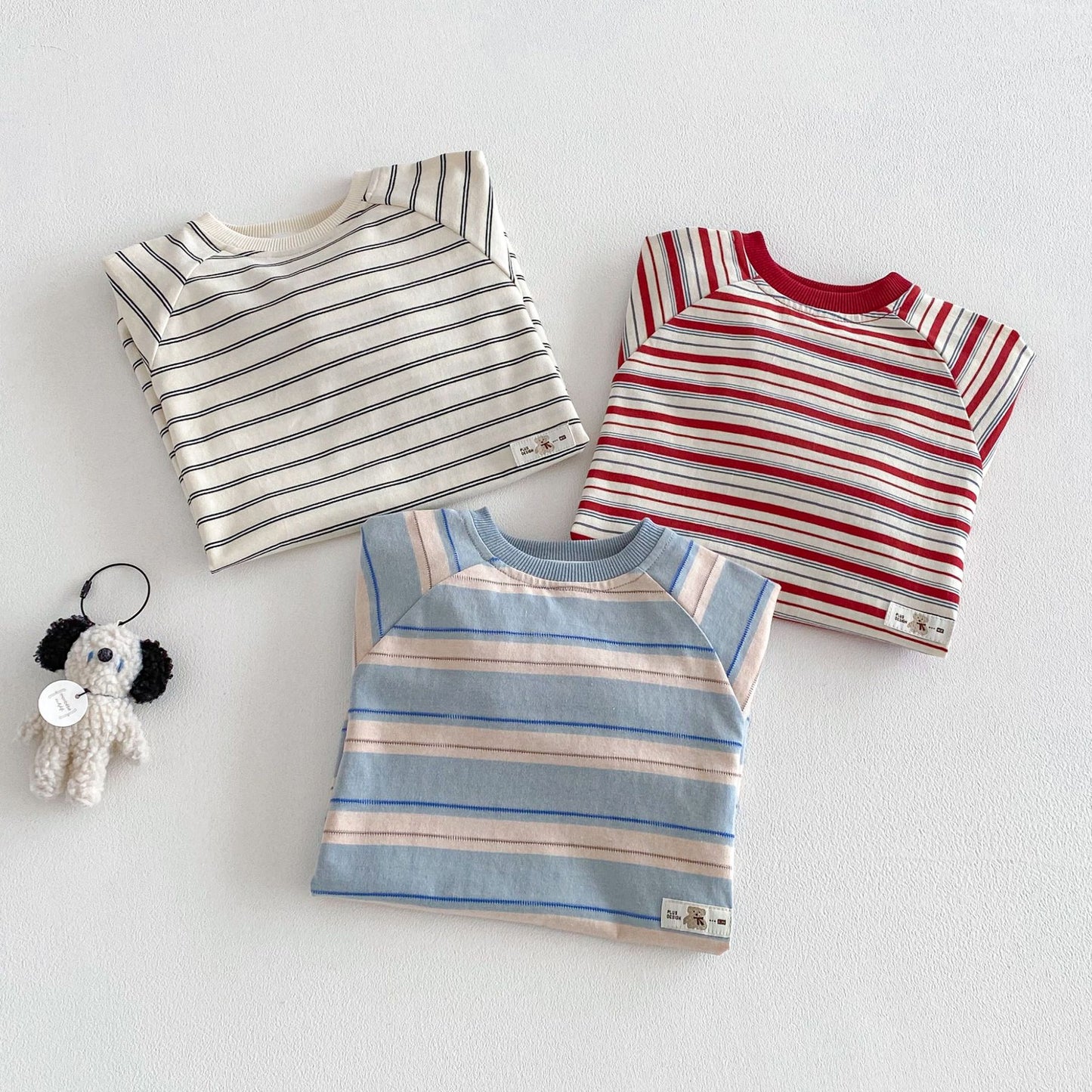 【BABY&KID】ボーダーカバーオールSK103523