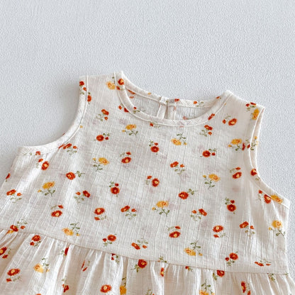 【BABY&KID】夏新作ハート、フラワーセットアップSK105911