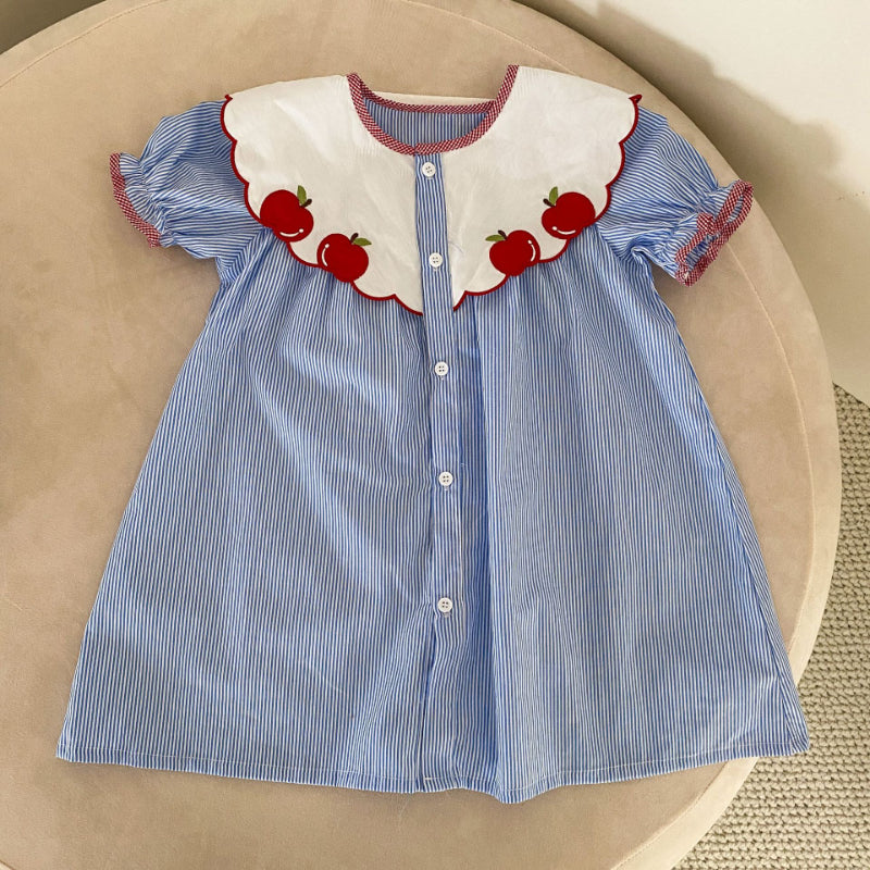 【BABY＆KID】夏新作 りんご柄セットアップ、ワンピースSK063015