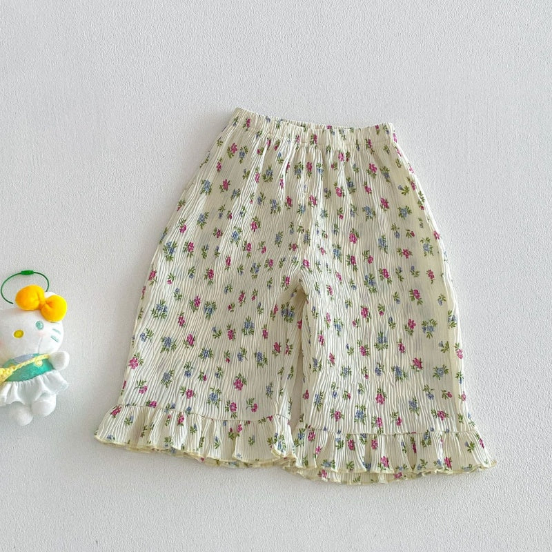 【BABY&KID】夏新作 小花柄総柄パンツSK105214