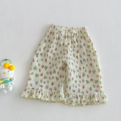 【BABY&KID】夏新作 小花柄総柄パンツSK105214