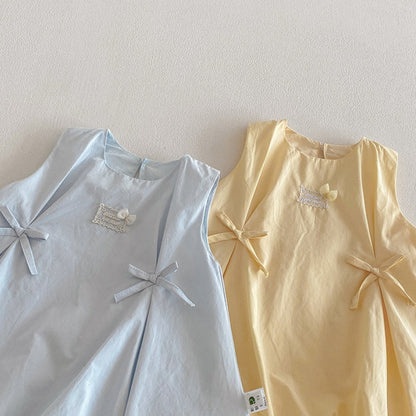 【BABY】夏新作蝶結びノースリーブワンピースSK104515