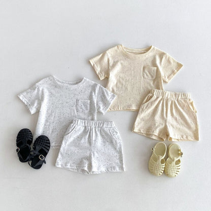【BABY】夏新作 かわいいポケット付きセットアップSK091720