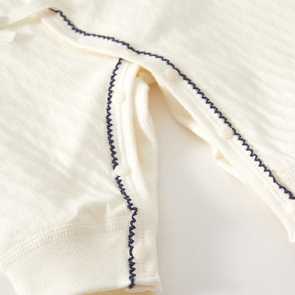 【BABY】北欧風フリルやわらかカバーオールSK102605