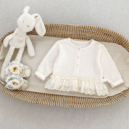 【BABY&KID】レース切り替えカーディガンSK092727