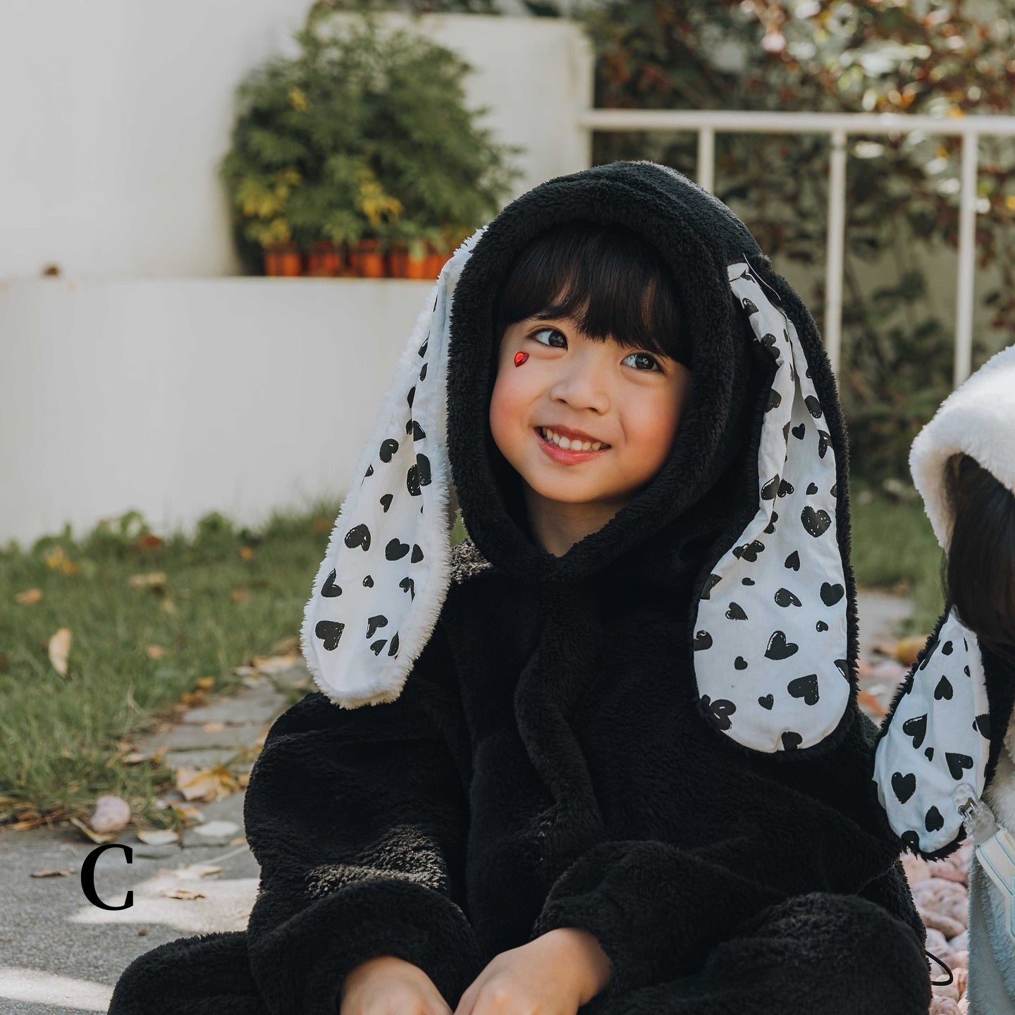 【BABY】うさぎデザインもこもこカバーオールSK102814