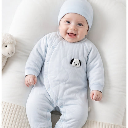 【BABY】Winter New Arrival Cartoon Patchwork Quilted Coverall SK108208