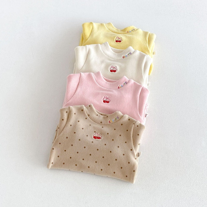 【BABY&KID】刺繍さくらんぼトップスSK108104
