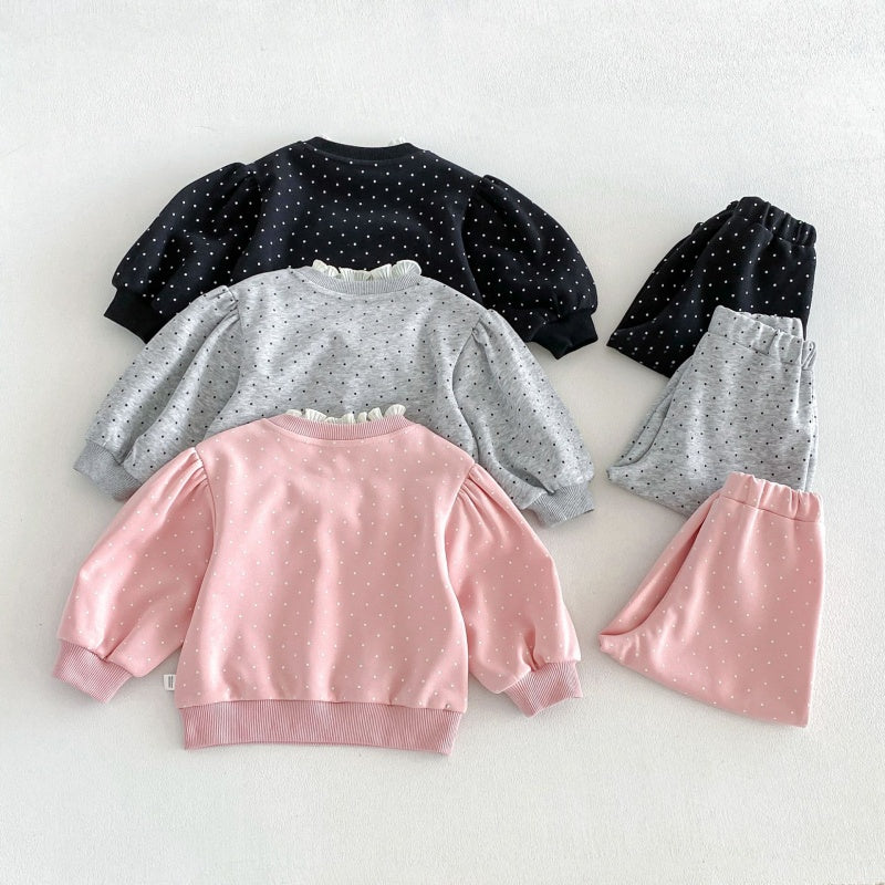 【BABY&KID】ドットフリルセットアップSK106612
